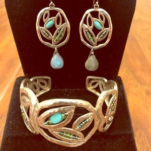 Silpada “garden party” cuff bracelet. Used.